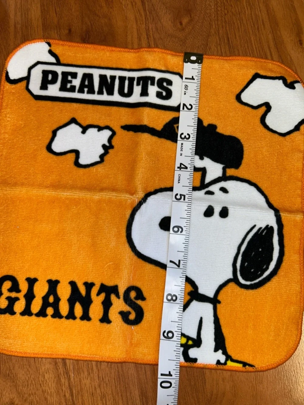 Brand New in Packaging Snoopy Japan Hanshin Tigers Baseball Towel